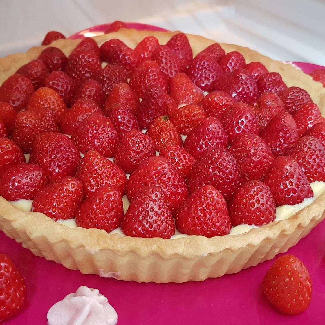 Mousse de fraise au syphon