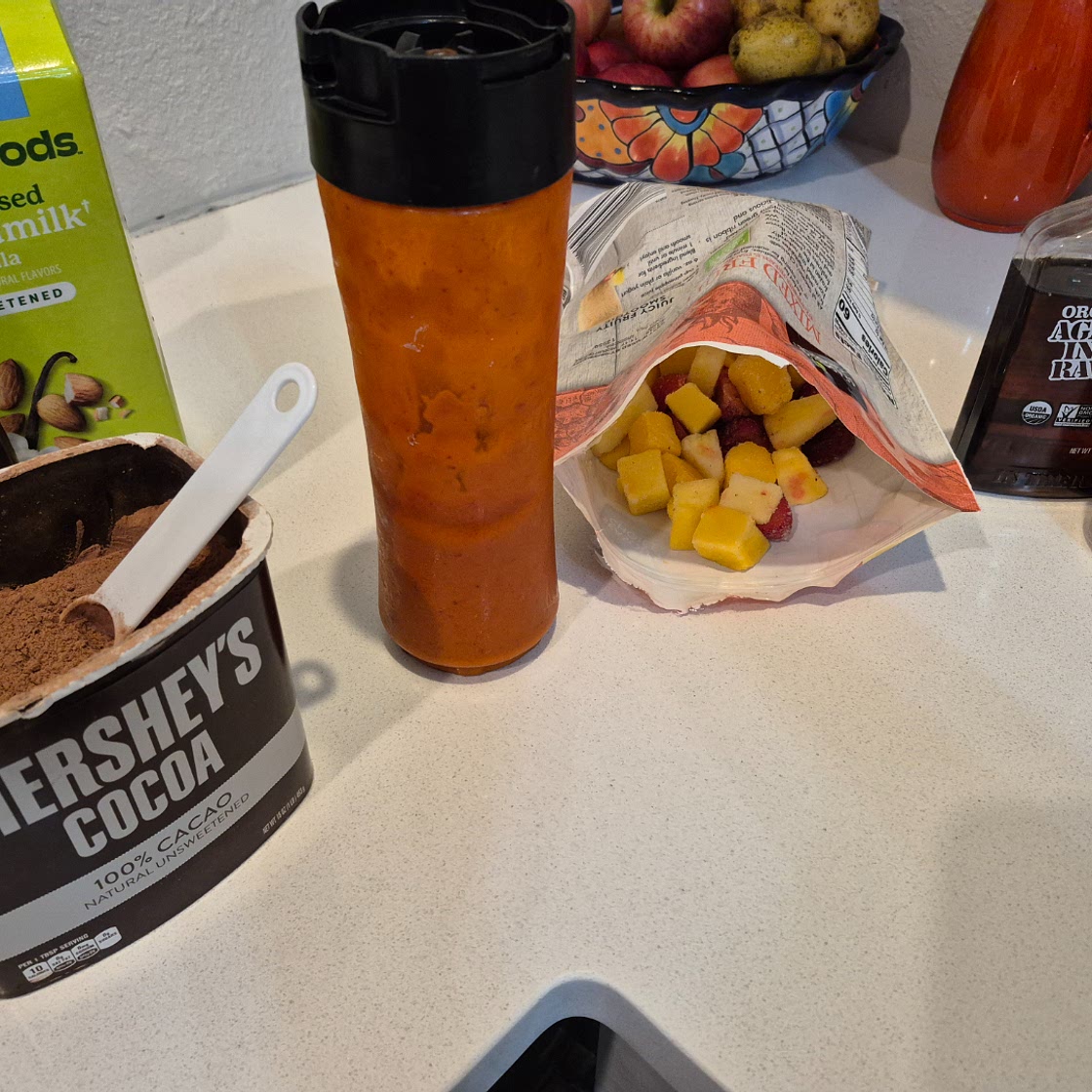 Strawberry-Chocolate Smoothie