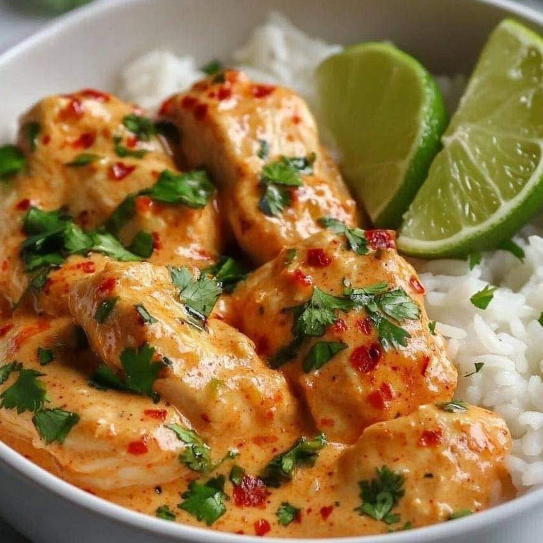 Coconut Lime Chicken with Rice