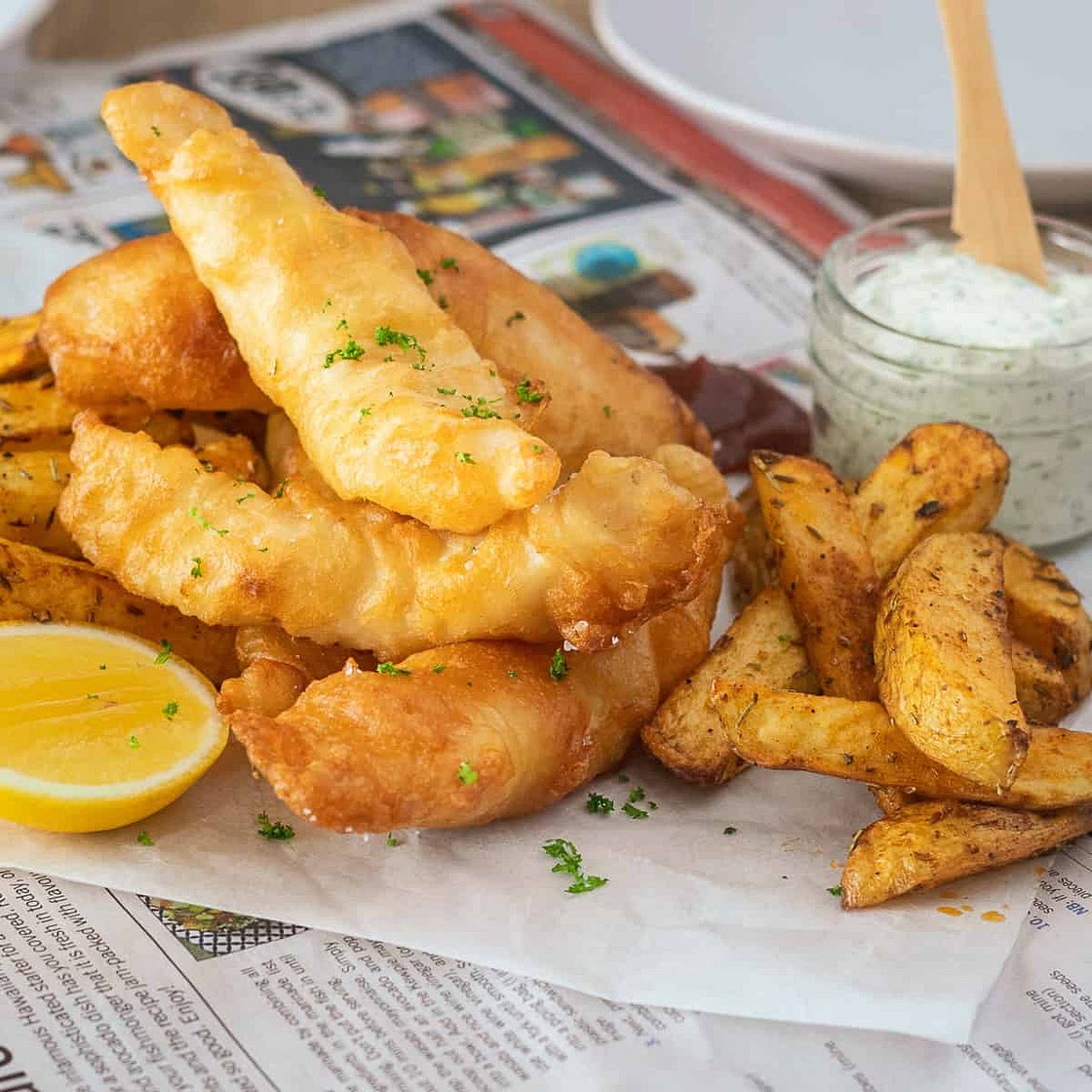 Beer Battered Fish And Chips
