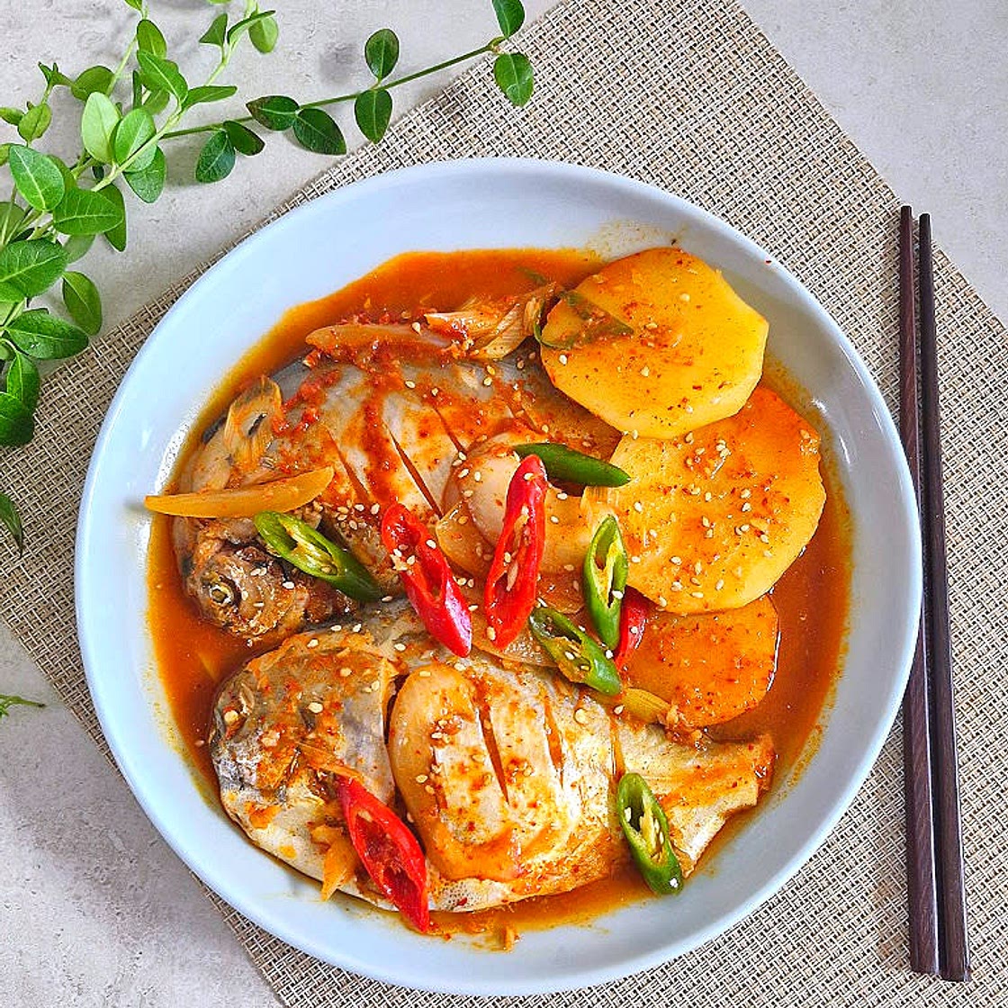 병어감자조림 부드러운맛이 일품인 생선조림