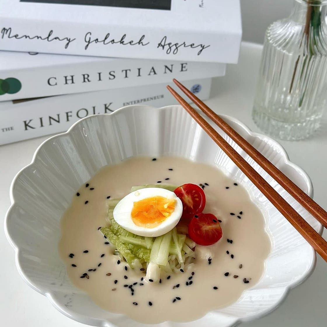 두부콩국수