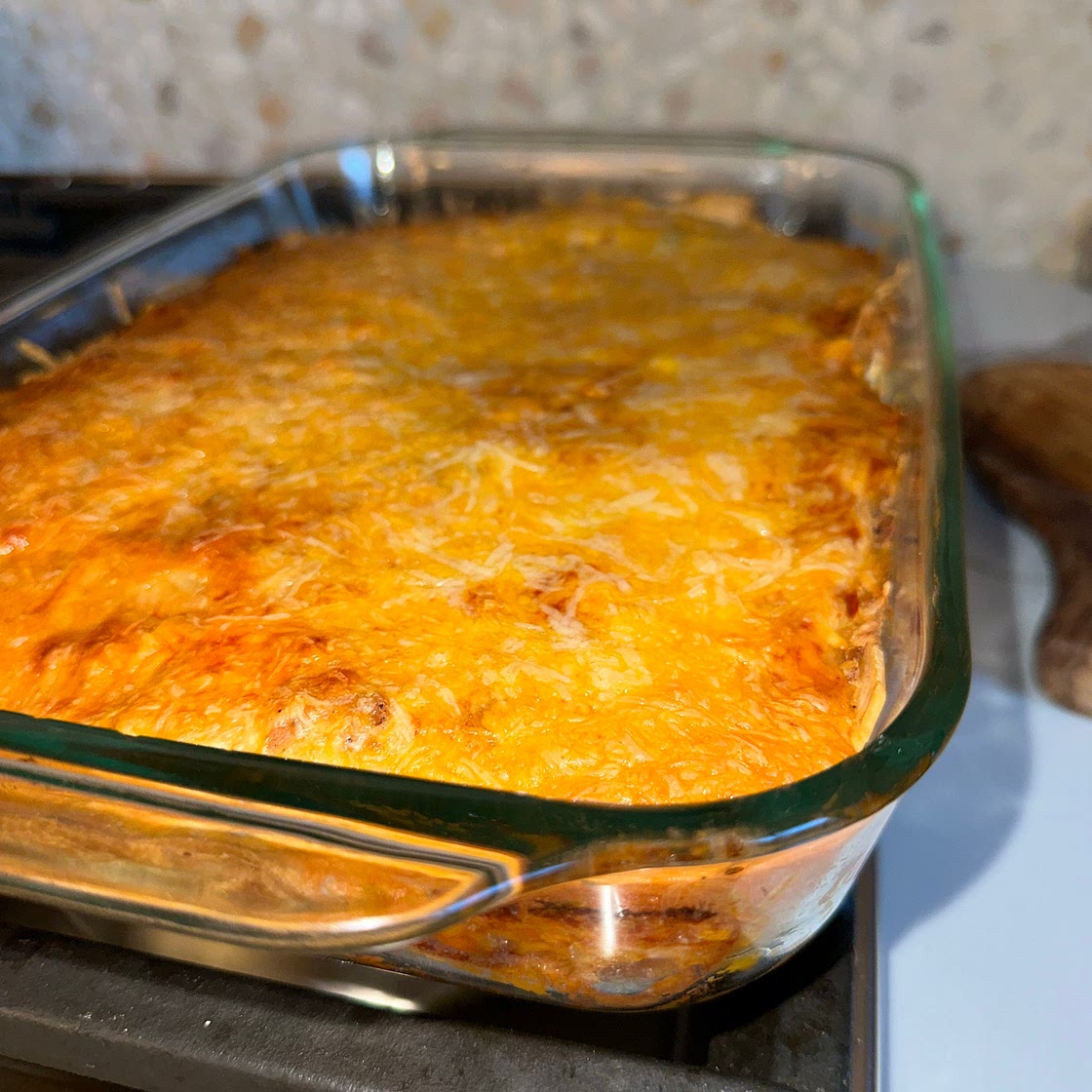 Chicken Enchilada Lasagna 