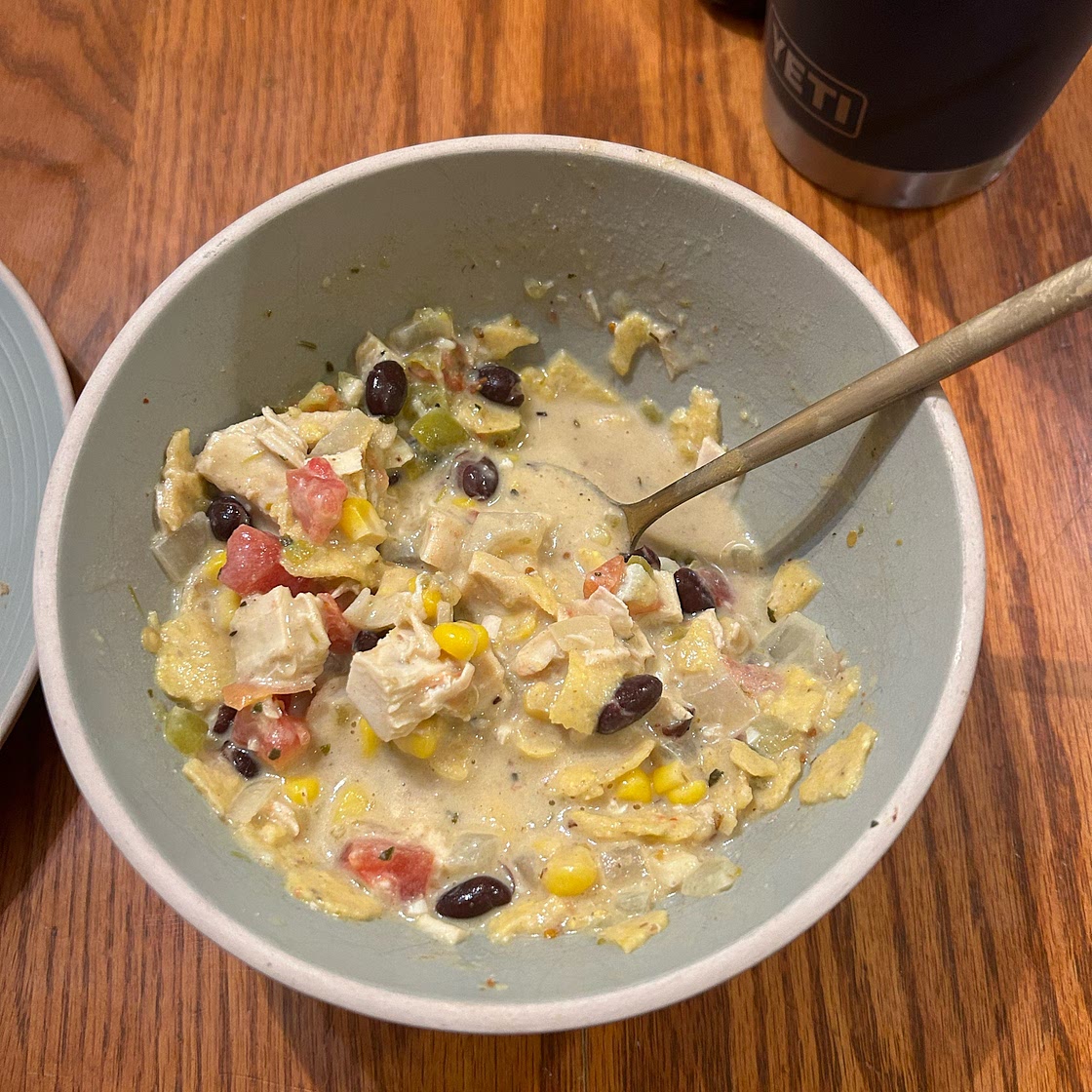 Green Chicken Enchilada Soup