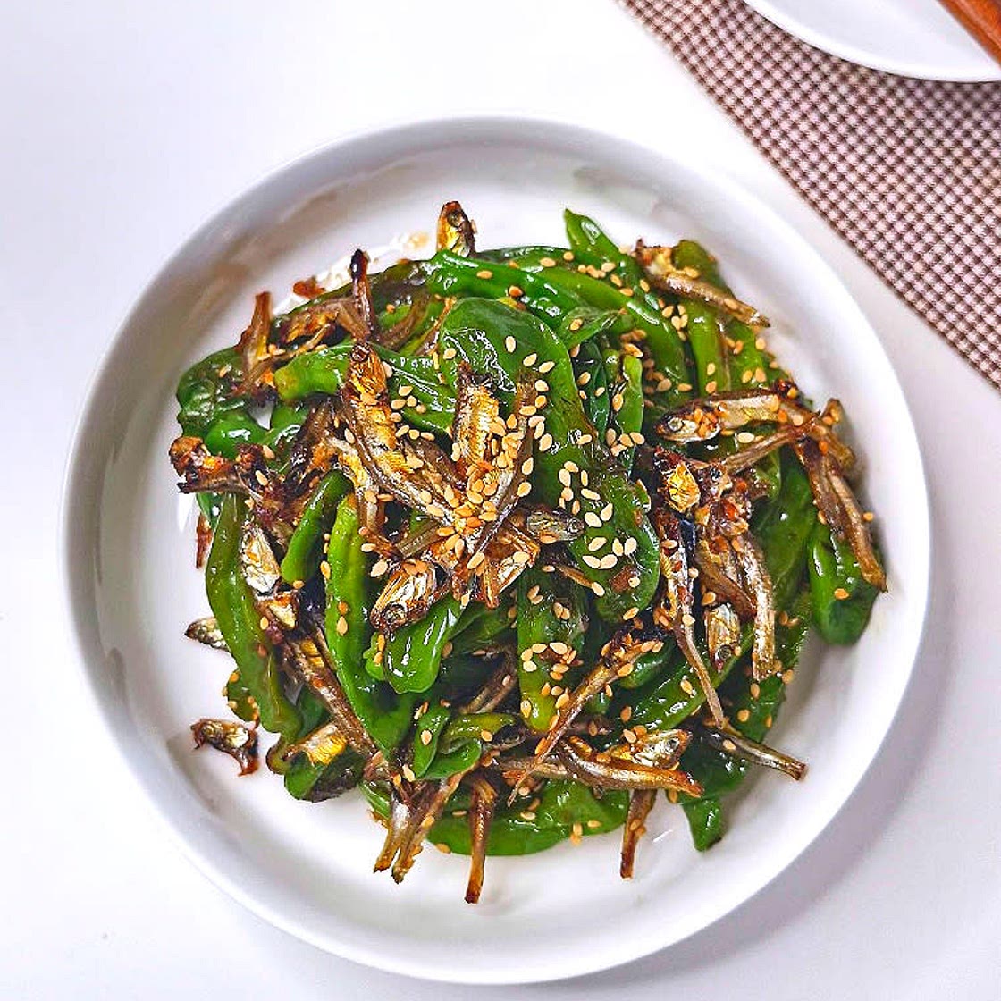 단골반찬 꽈리고추 멸치볶음