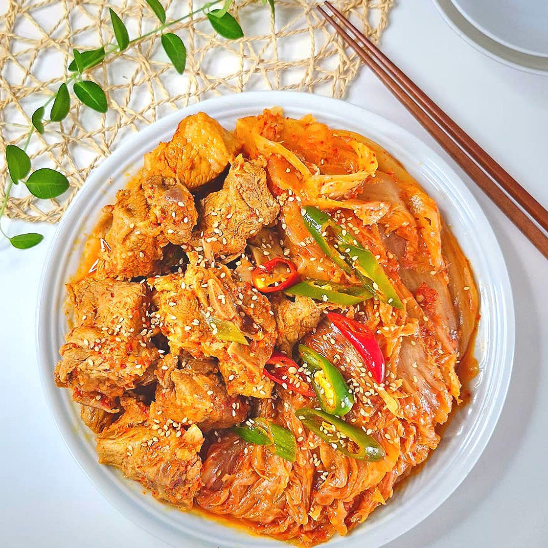 백종원 돼지갈비김치찜