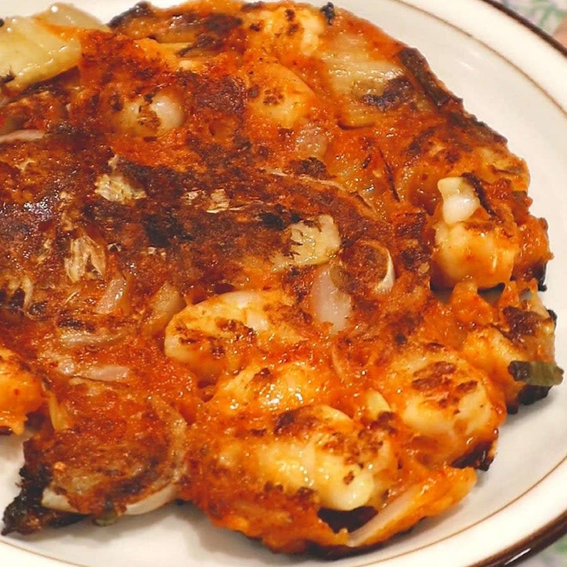 새우 김치부침개 만들기