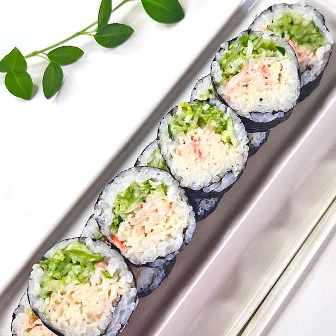 크래미오이김밥 불없이 만들어 간편한김밥