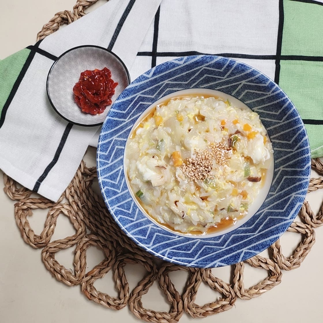 계란 야채죽