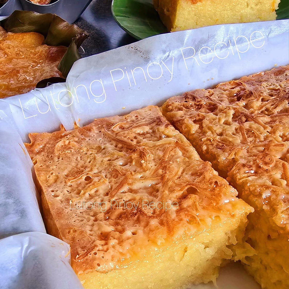 Bibingkang Kamoteng Kahoy (bake Cassava) 