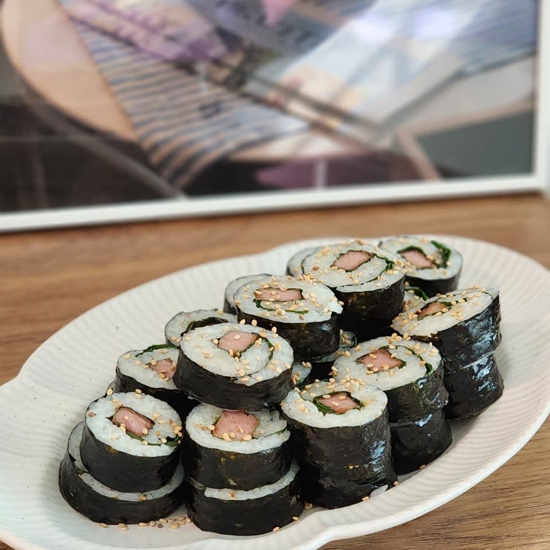 스팸김밥 만들기