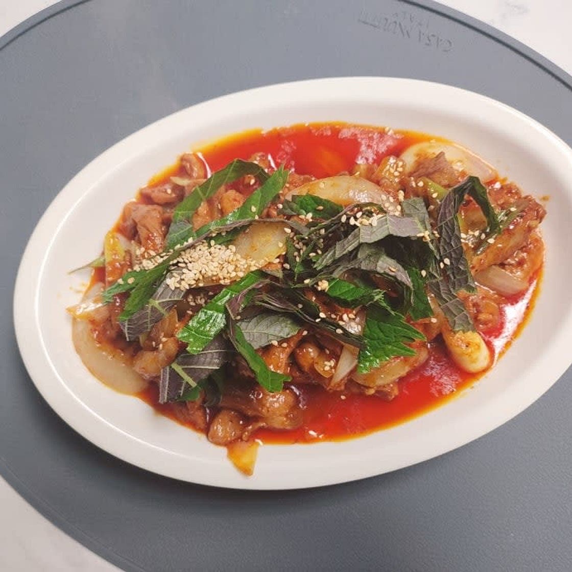 오리 주물럭 생오리 불고기 볶음