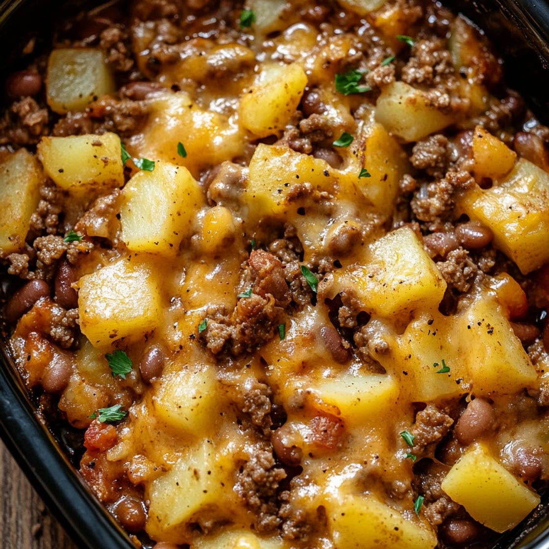 Slow Cooker Cowboy Casserole