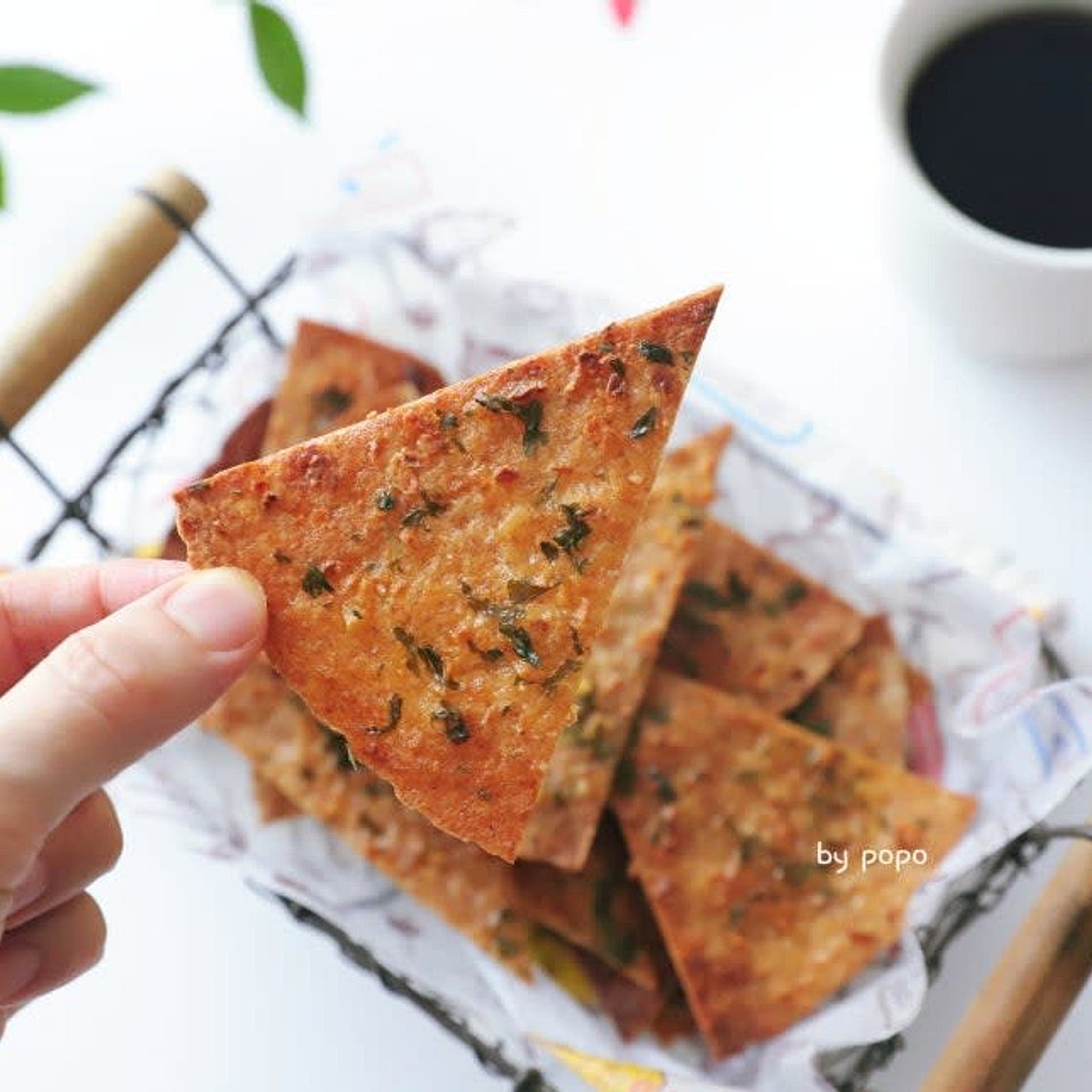 통밀 또띠아칩 만들기 허니버터또띠아칩
