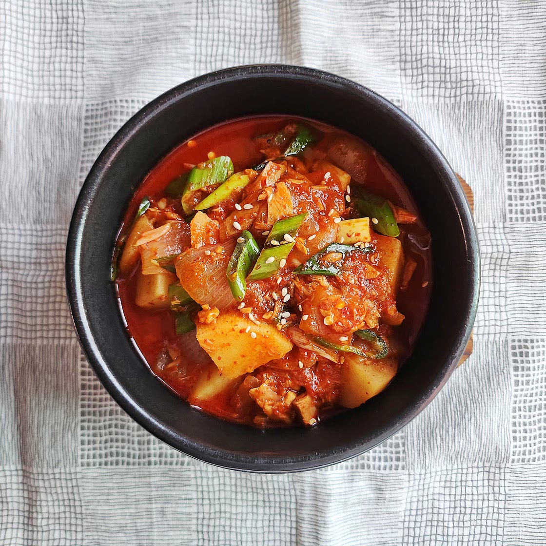 참치감자조림 저녁찌개 감자 참치짜글이
