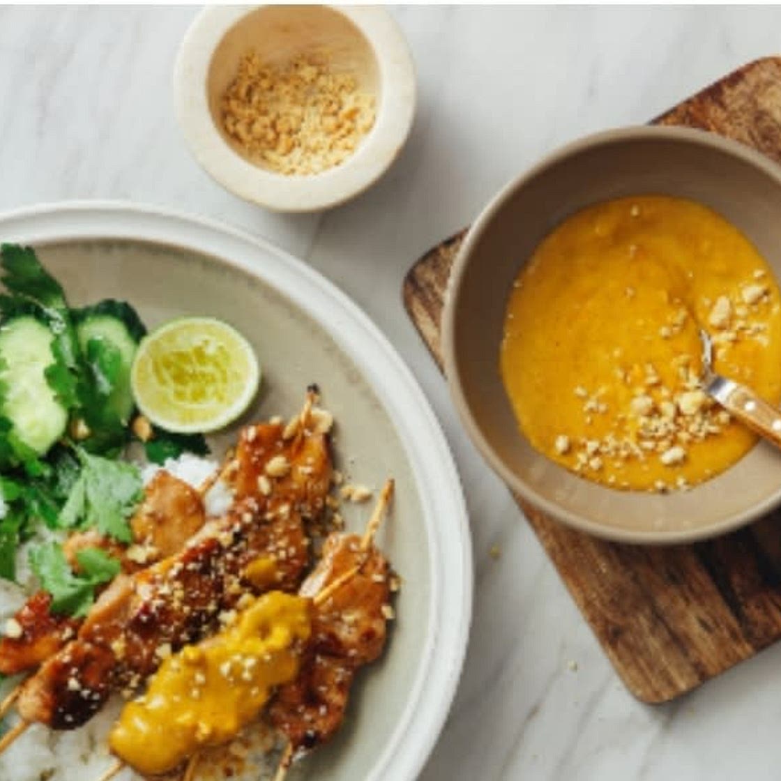 Chicken Satay Bowls