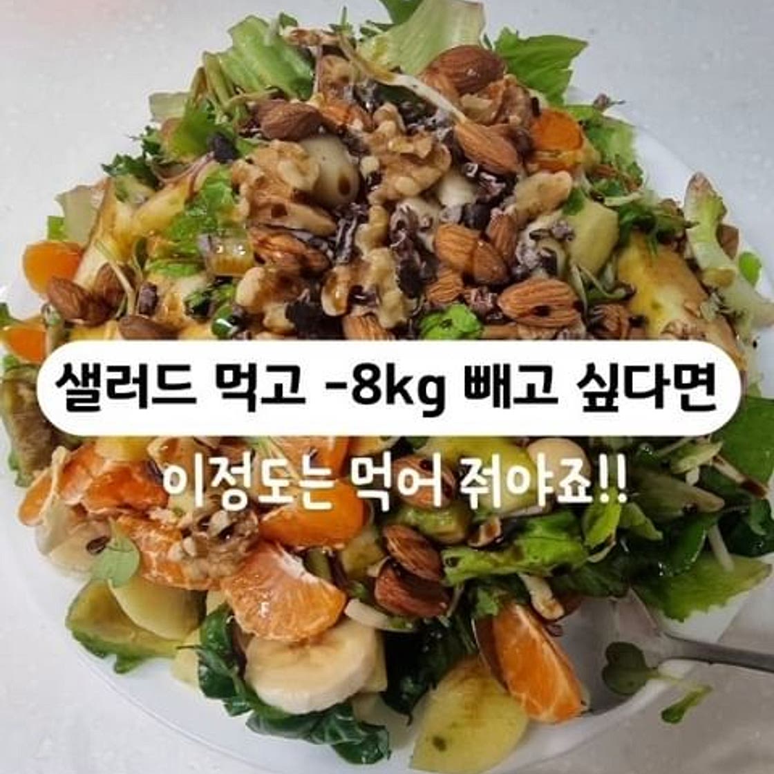 샐러드로 배부르게 살 빼면서 먹어요!!