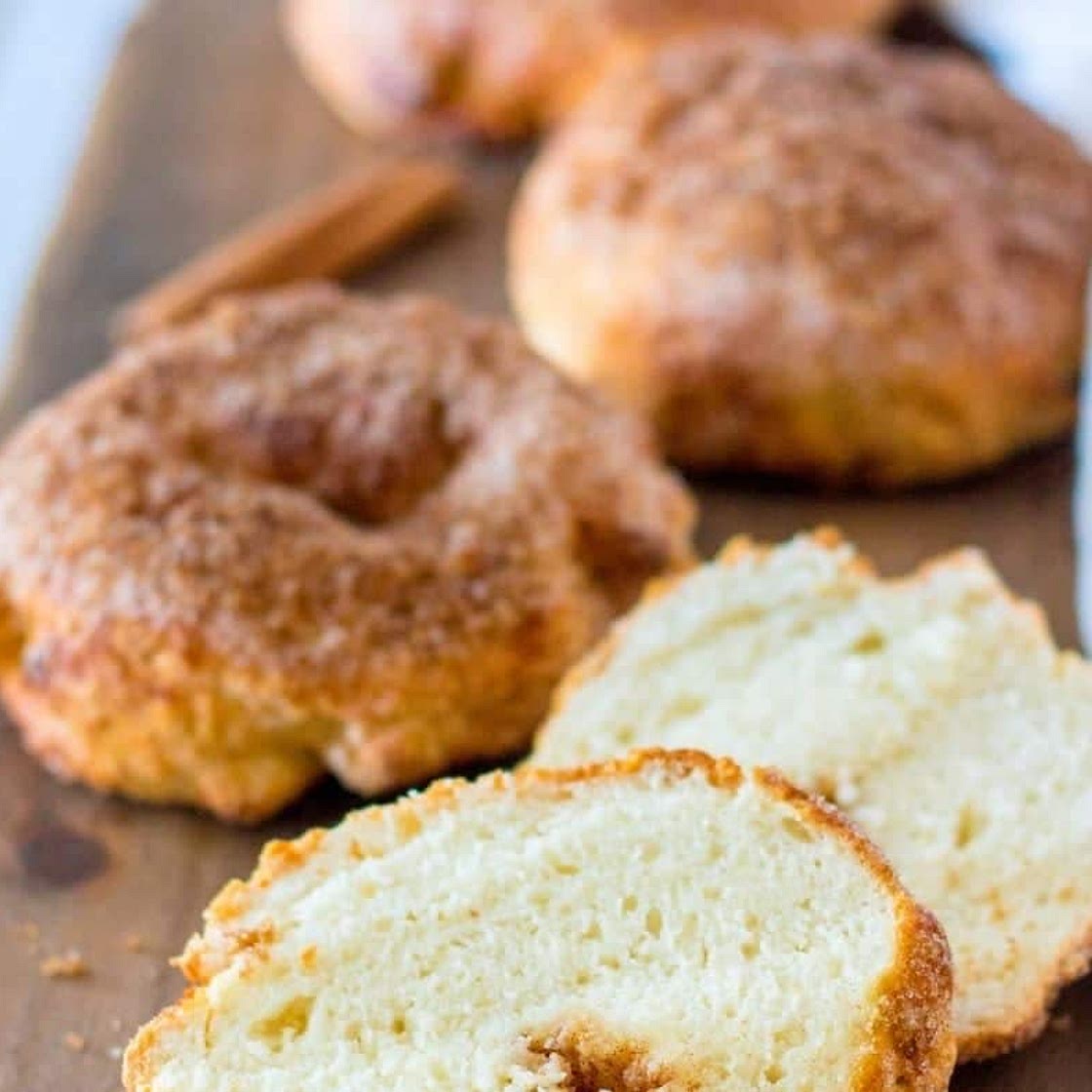 Air Fryer Cinnamon Crunch Bagels