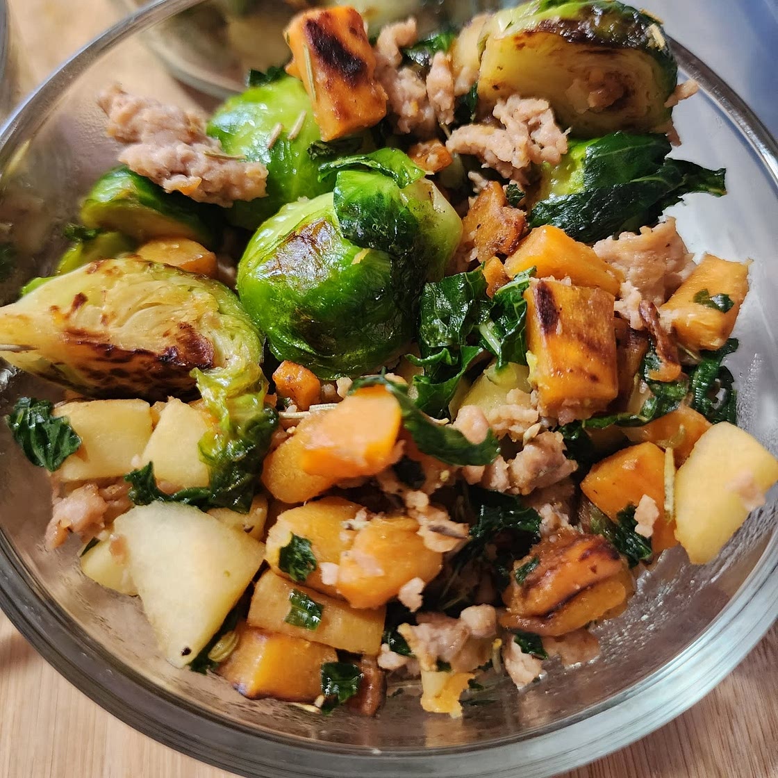 Sweet Potato & Turkey Breakfast Hash (Paleo, Whole30, AIP)
