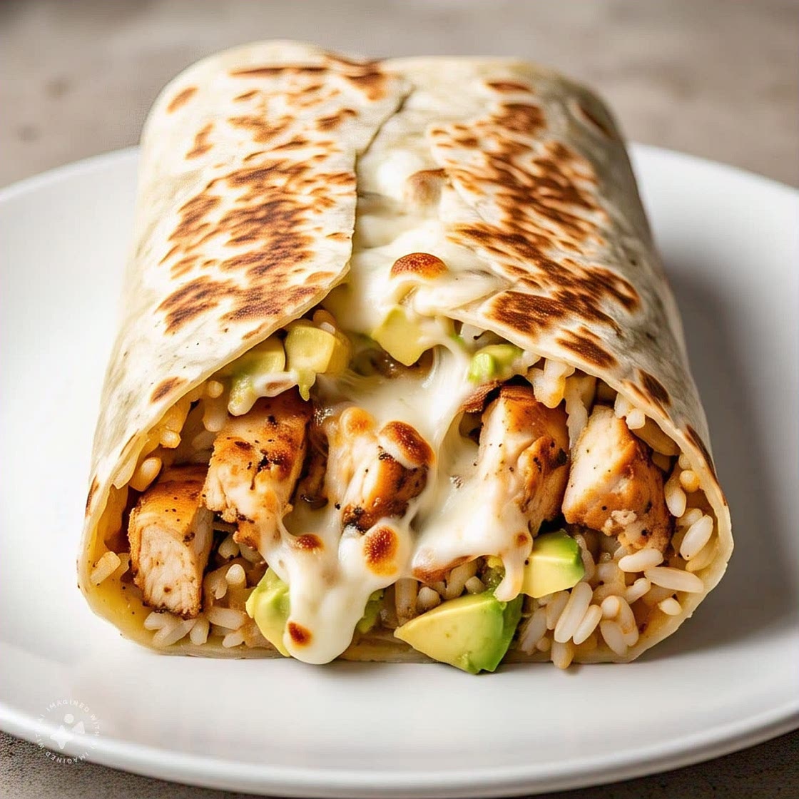 Chicken Avocado Burritos