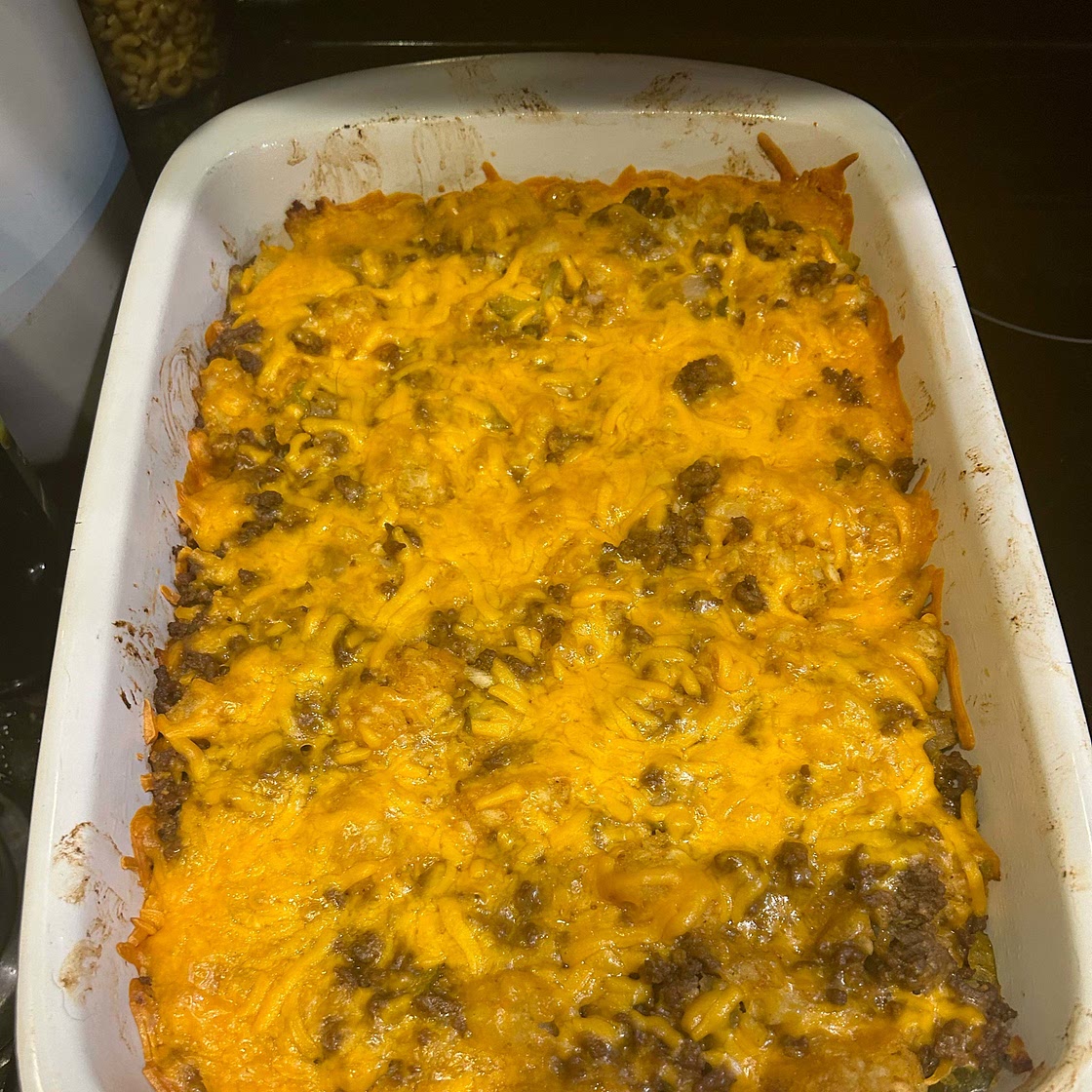Cheeseburger Tater Tot Casserole