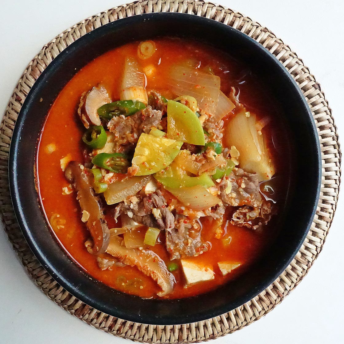 소고기 된장찌개 저녁국거리 쌈장 넣은 레시피