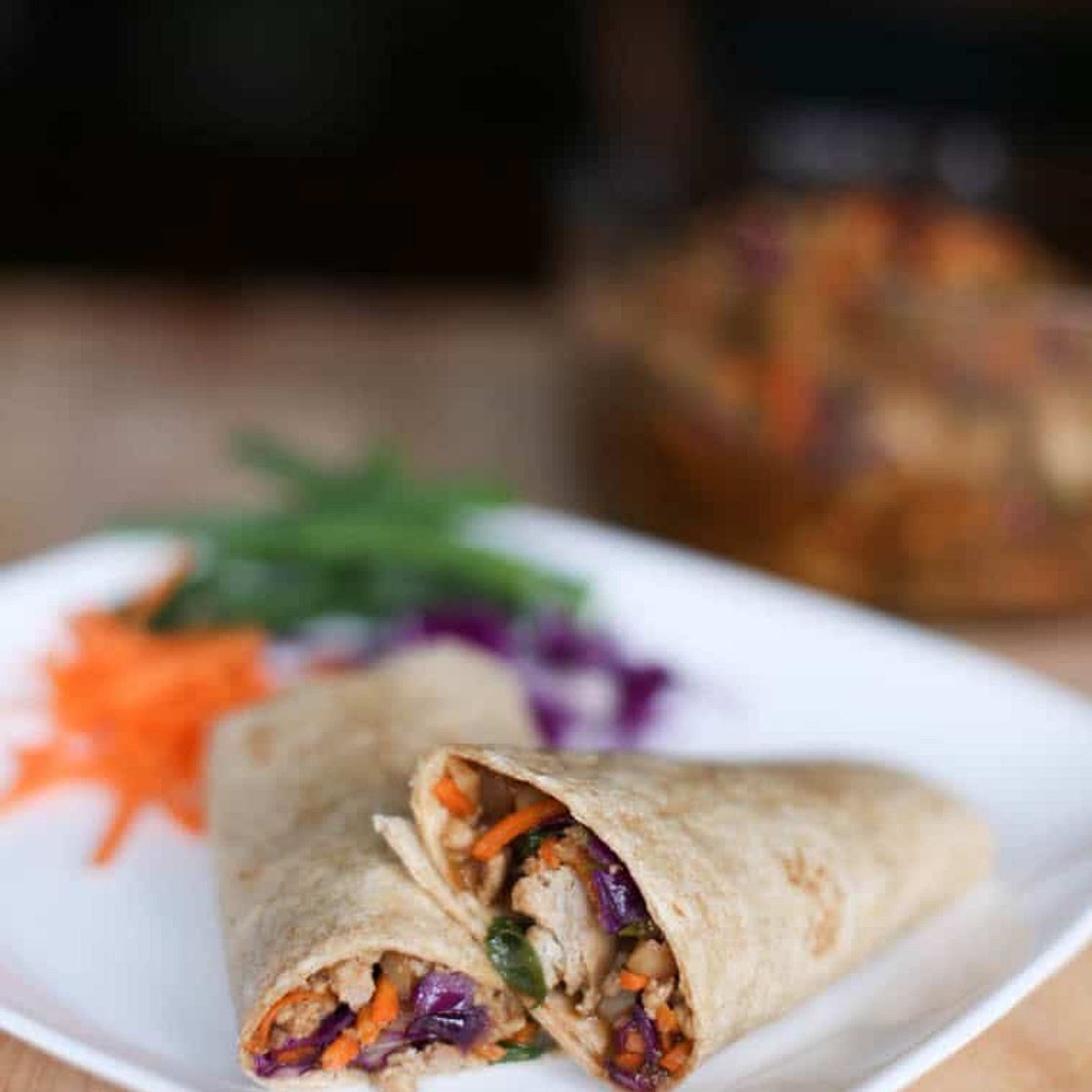 Asian Chicken Wraps