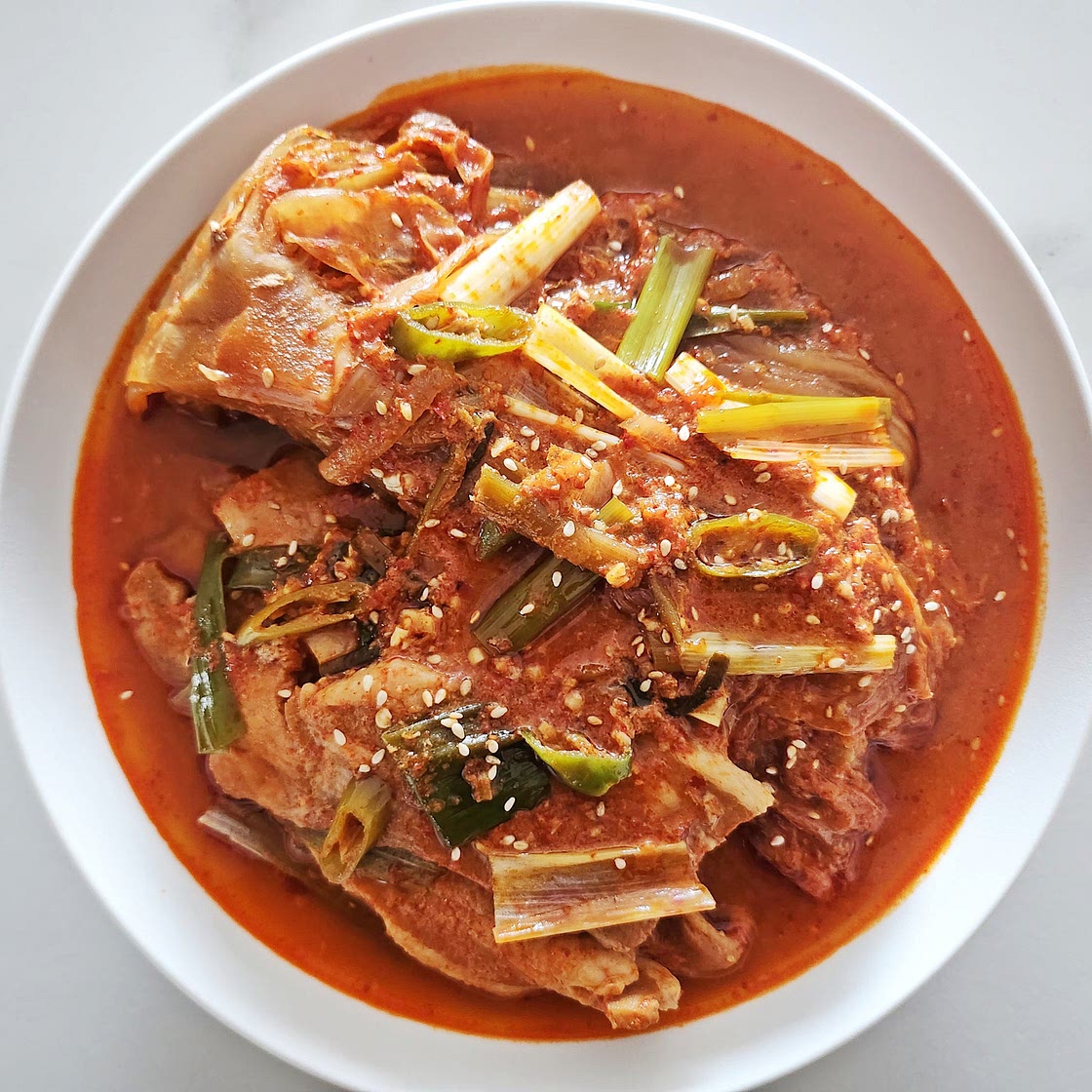 돼지고기 김치찜 간단한저녁메뉴 삼겹살묵은지찜