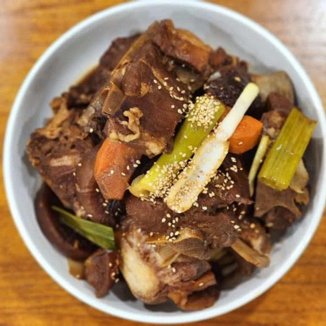 간장 돼지등뼈찜 만들기
