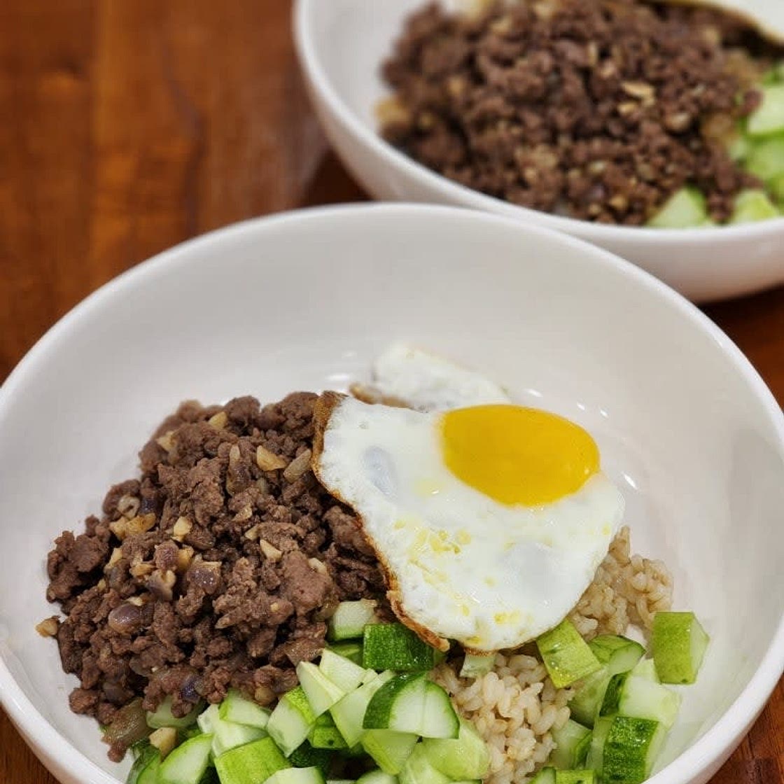 소고기 오이비빔밥