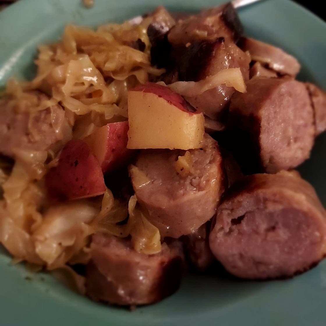Brats and Cabbage