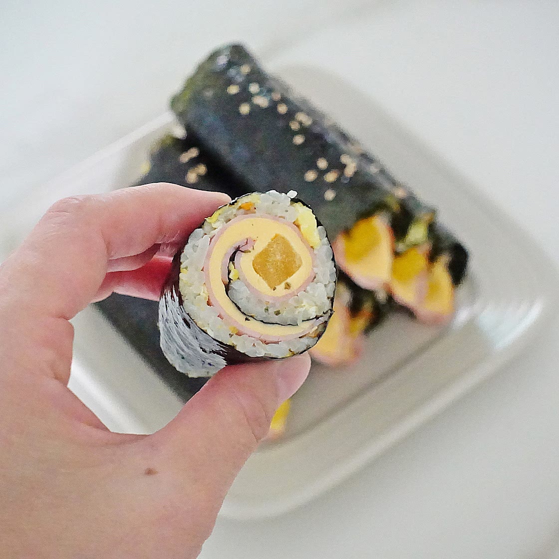 꼬마김밥 아이들 소풍도시락메뉴 추천 햄치즈김밥