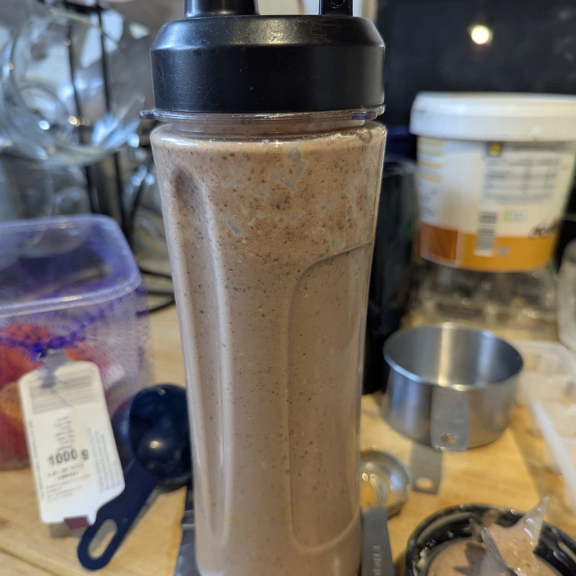 Chocolate Protein Shake (Protein Powder-Free!)