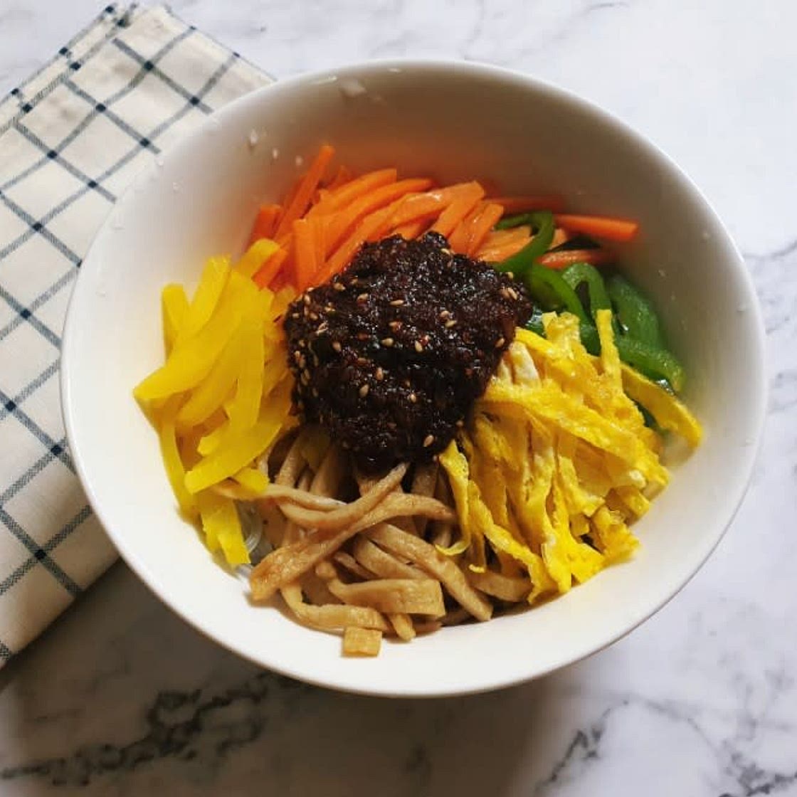 부산 깡통시장 비빔당면 만들기
