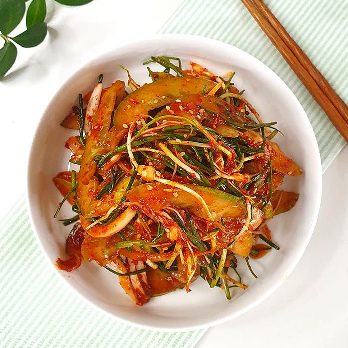 오이달래무침