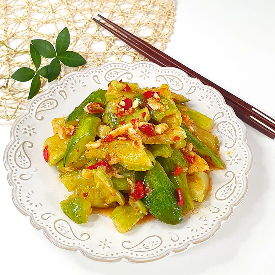 마라황과, 중국식 오이무침