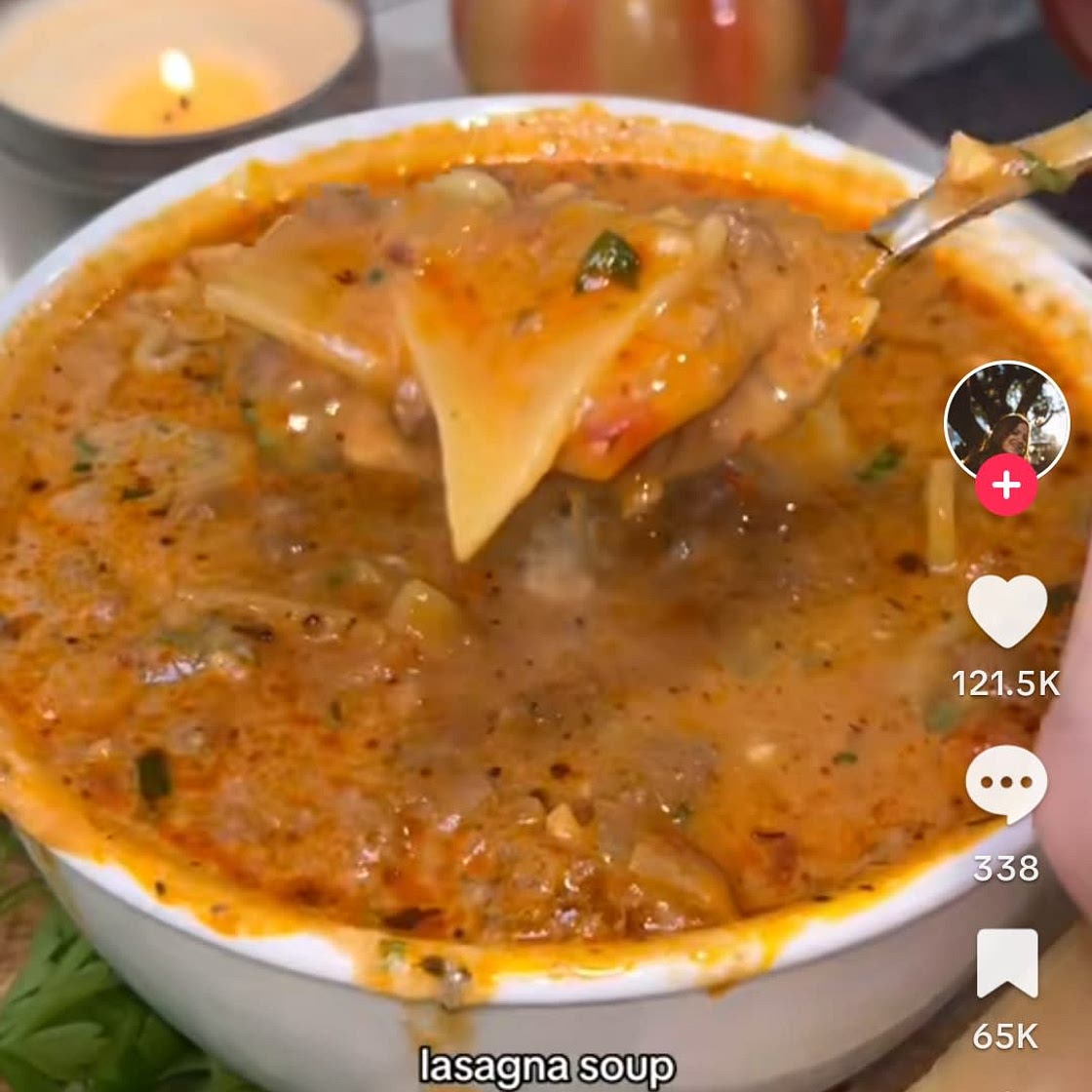 Lasagna soup