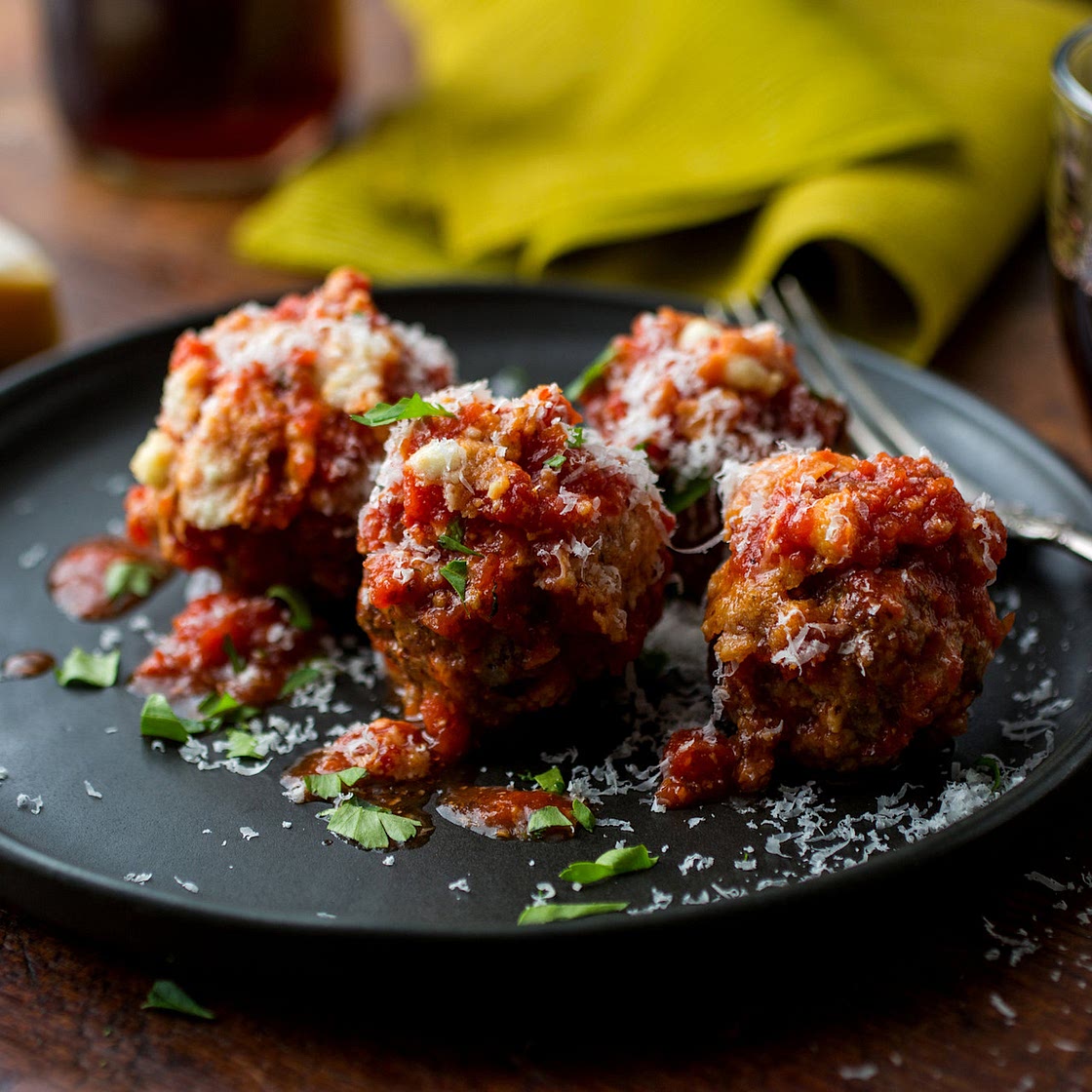 Parmesan Meatballs and Marinara