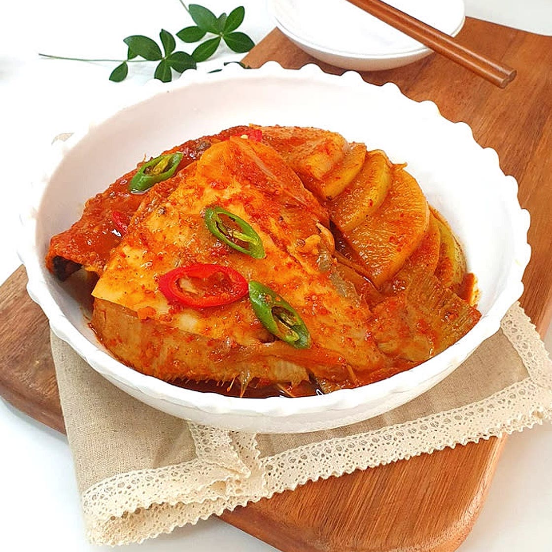 가자미무조림