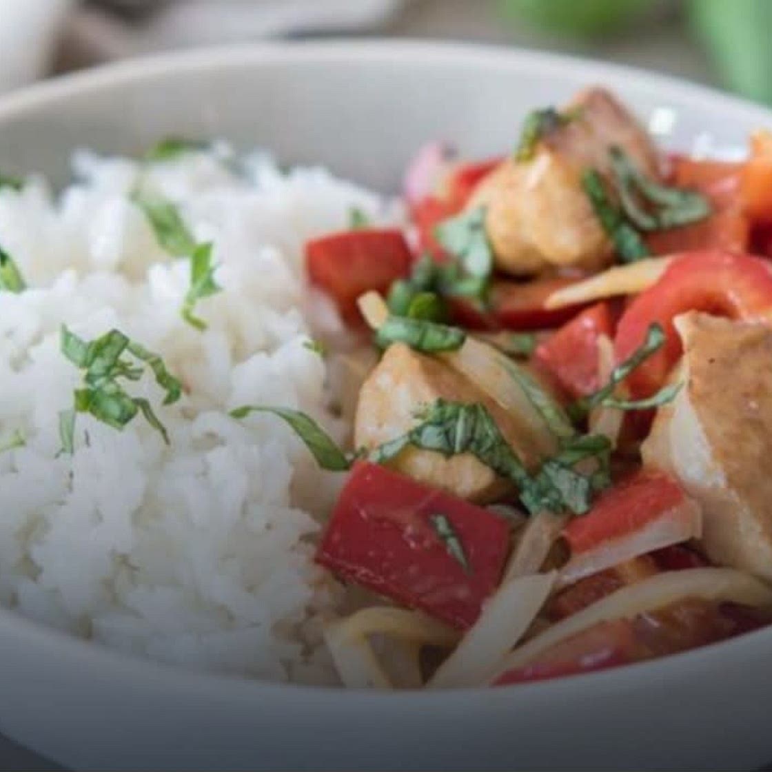 Curry rouge au poulet