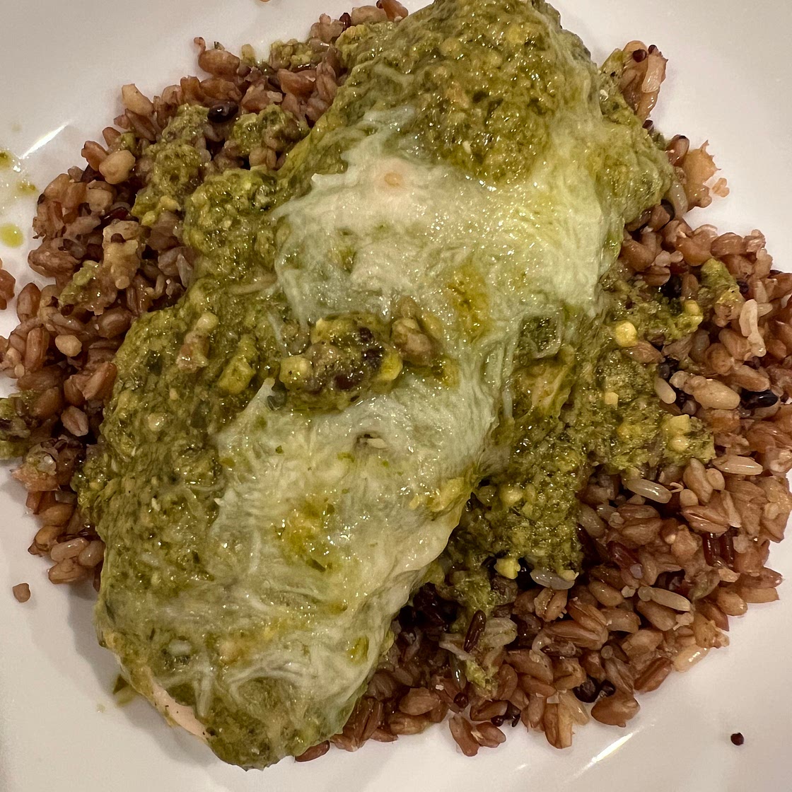 Baked Pesto Chicken