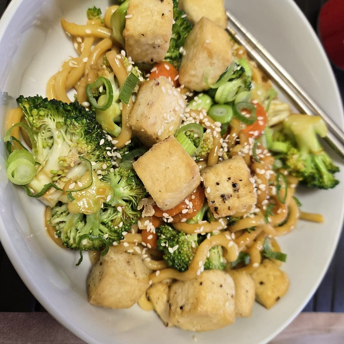 Crispy Tofu Broccoli Stir Fry