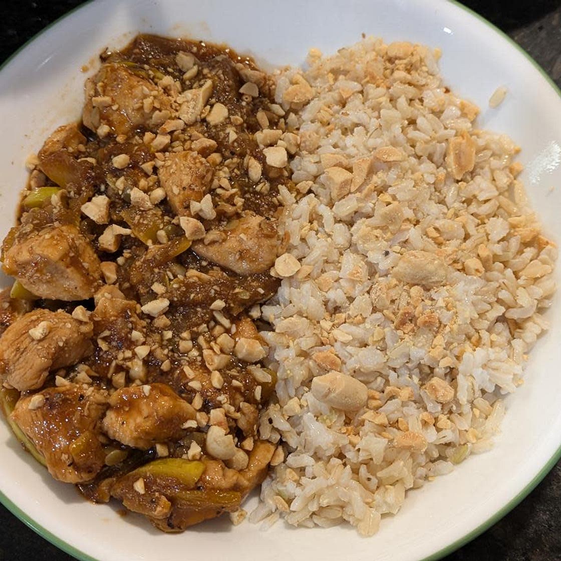 Nontraditional Kung Pao Chicken