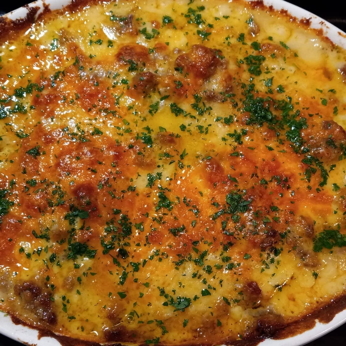 Dad’s Creamy & Cheesy Au Gratin Potatoes