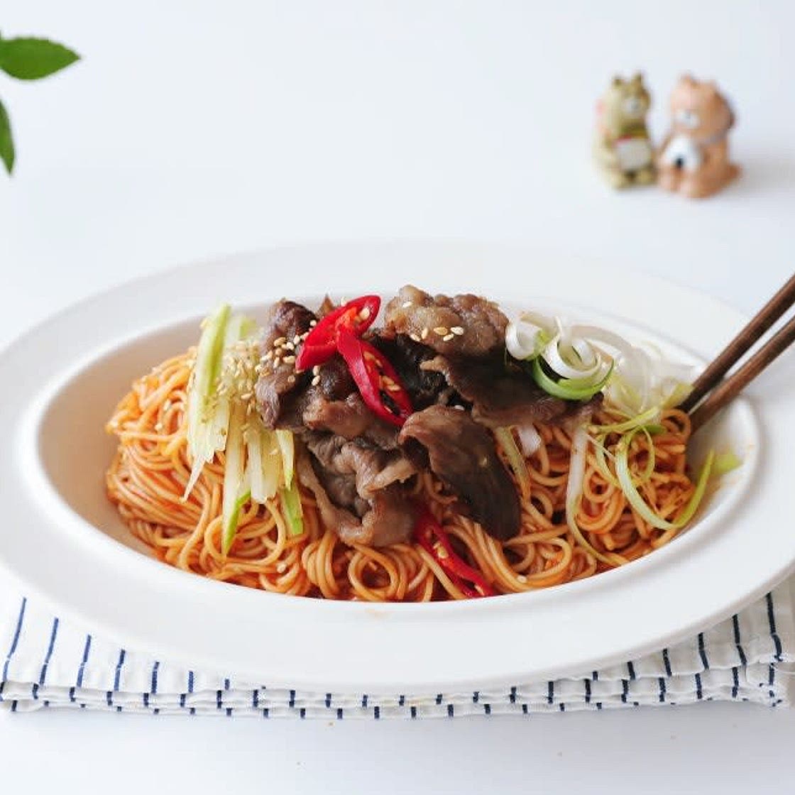 차돌 비빔국수 레시피 비빔국수양념장 만드는법 간단비빔국수 만들기 차돌박이요리