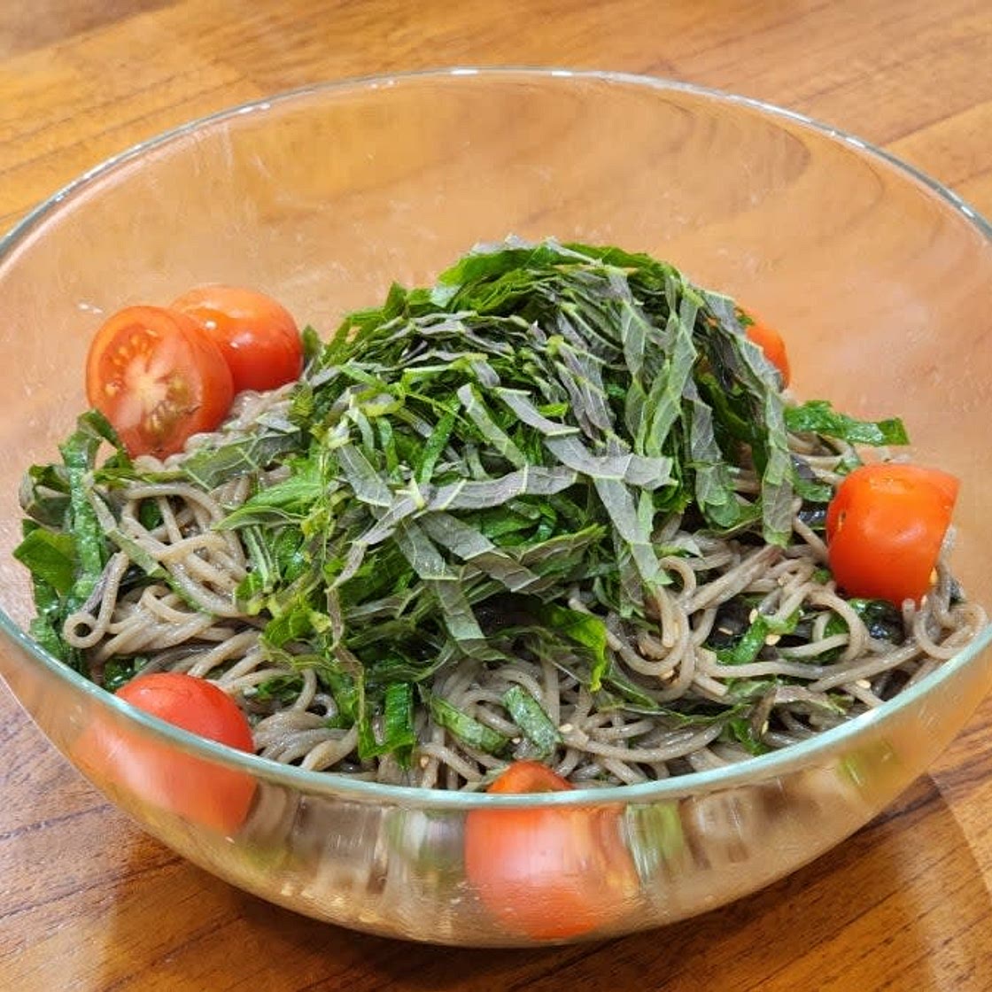 깻잎 들기름막국수 만들기 여름별미 초간단 양념장