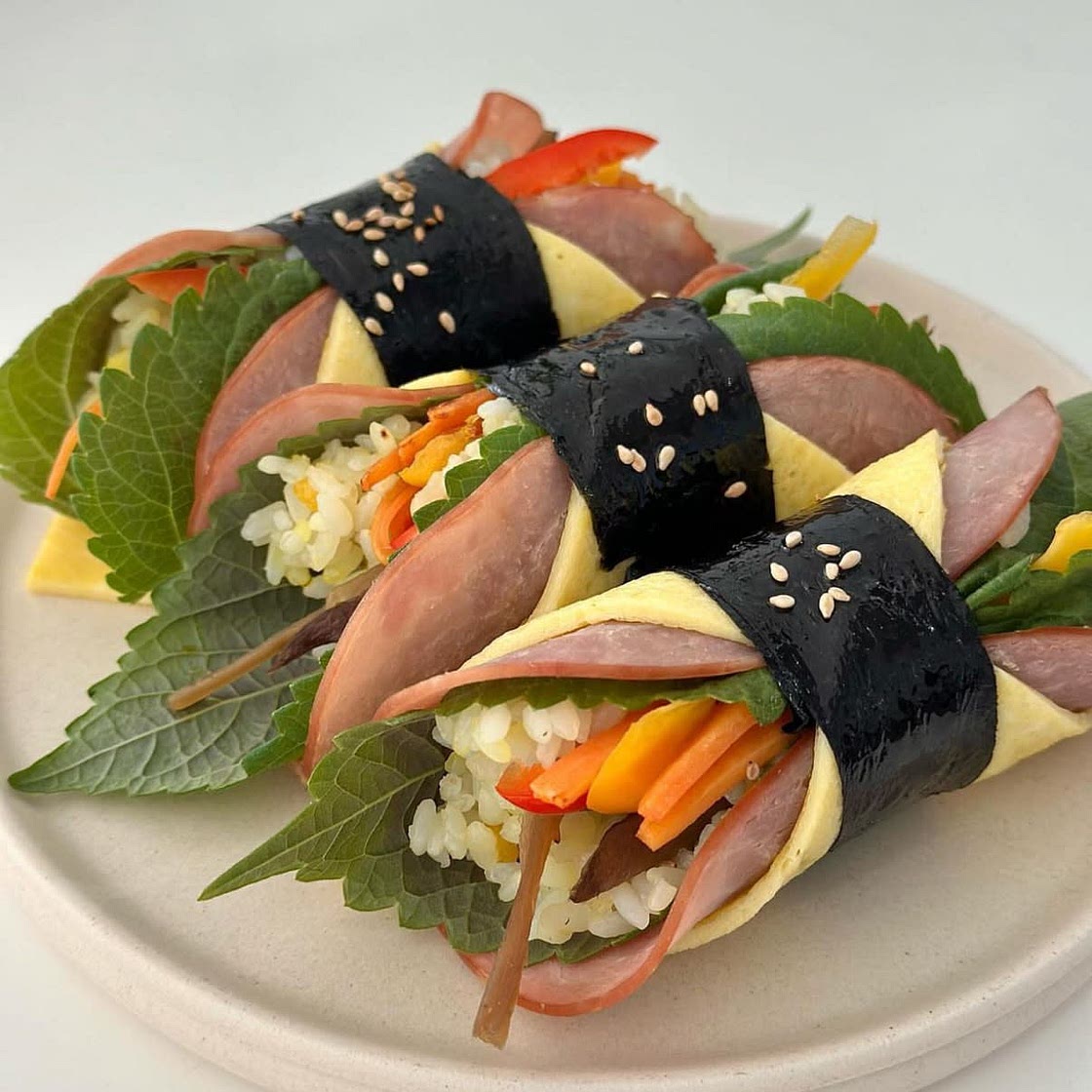 삼색김밥