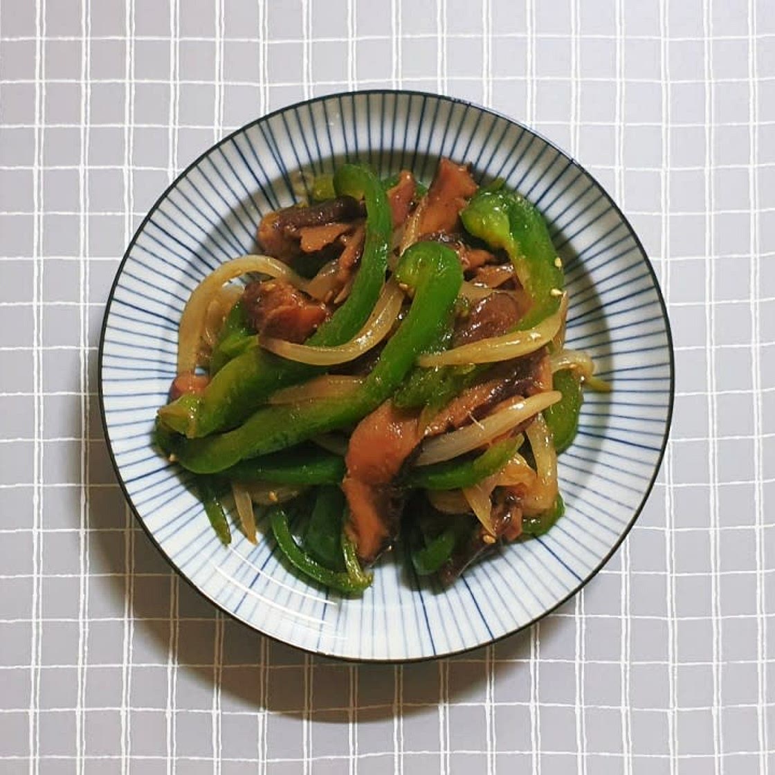 굴소스로 맛있게 마른표고버섯볶음 만들기