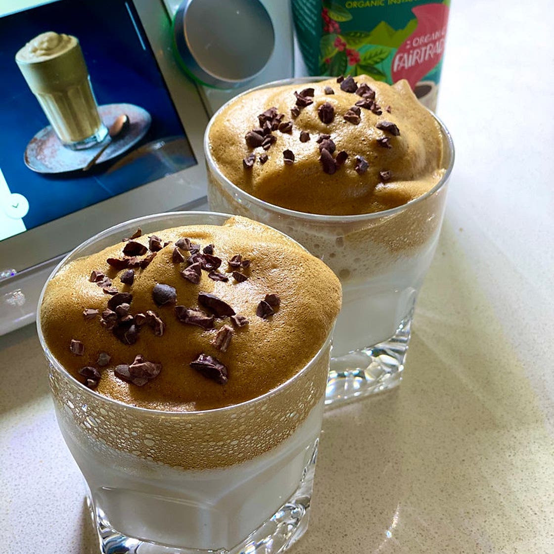 Whipped Coffee ☕ (Dalgona Recipe)