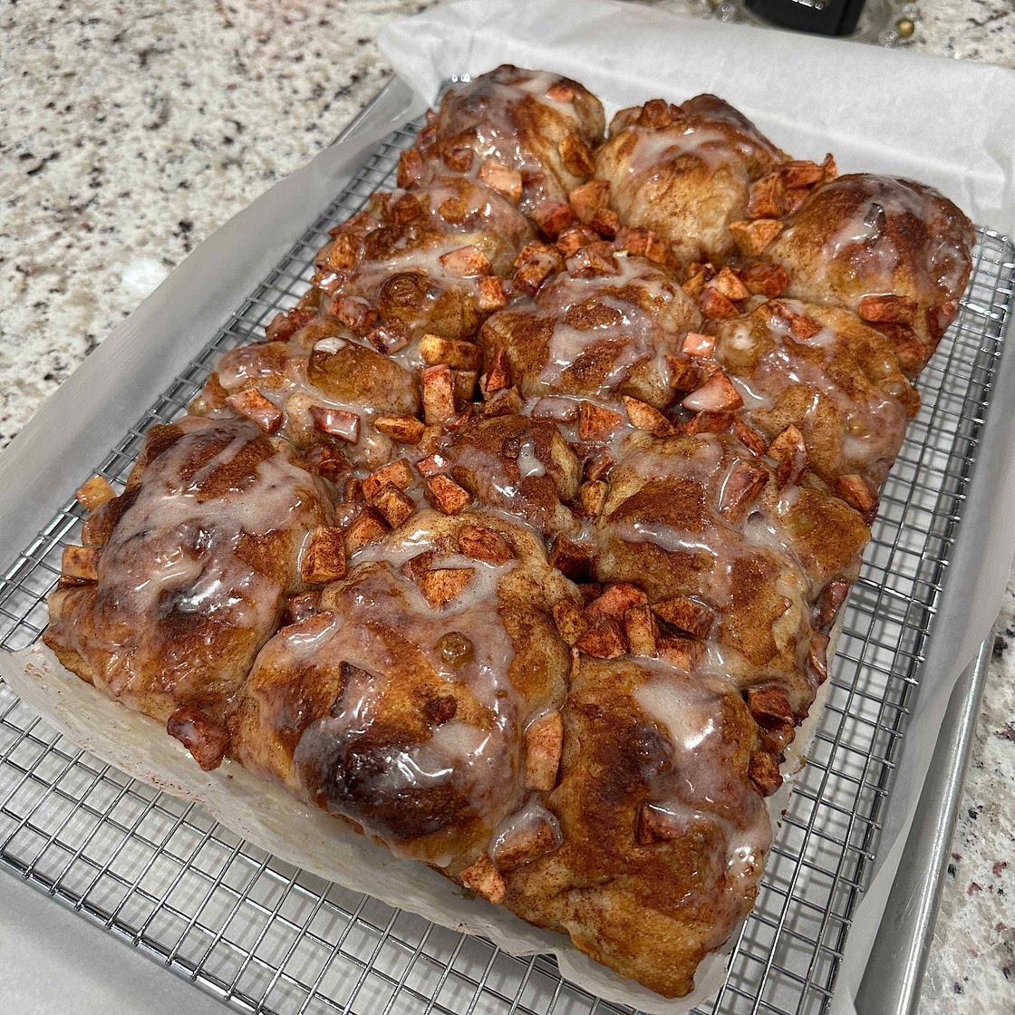 Tear & Share Apple Fritter Focaccia